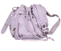 Le Cagole XS Bucket Bag, Leather, Lilac, MII, M/P/B/DB, 2*